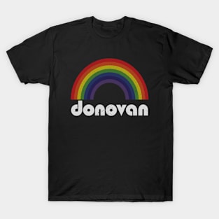 Donovan / Vintage Rainbow Design // Fan Art Design T-Shirt